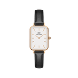 Daniel Wellington Quadro 20X26 Pressed Sheffield Rose Gold & White Watch