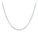 50cm Paperclip Link Chain in Sterling Silver