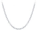 50cm Paperclip Link Chain in Sterling Silver