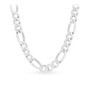 60cm Figaro Chain in Sterling Silver