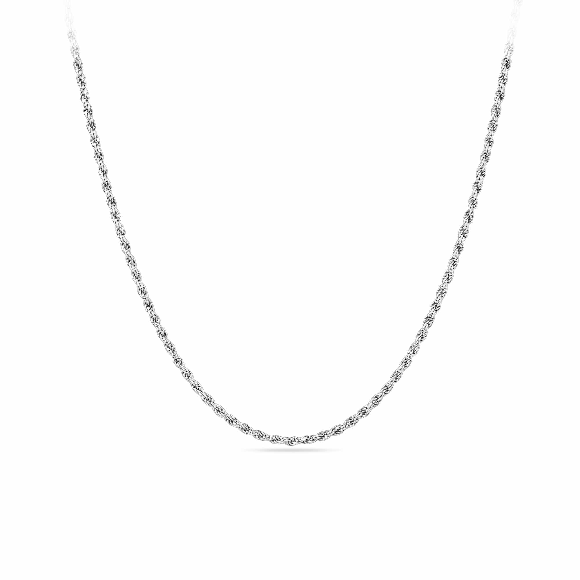 45cm Rope Chain in Sterling Silver