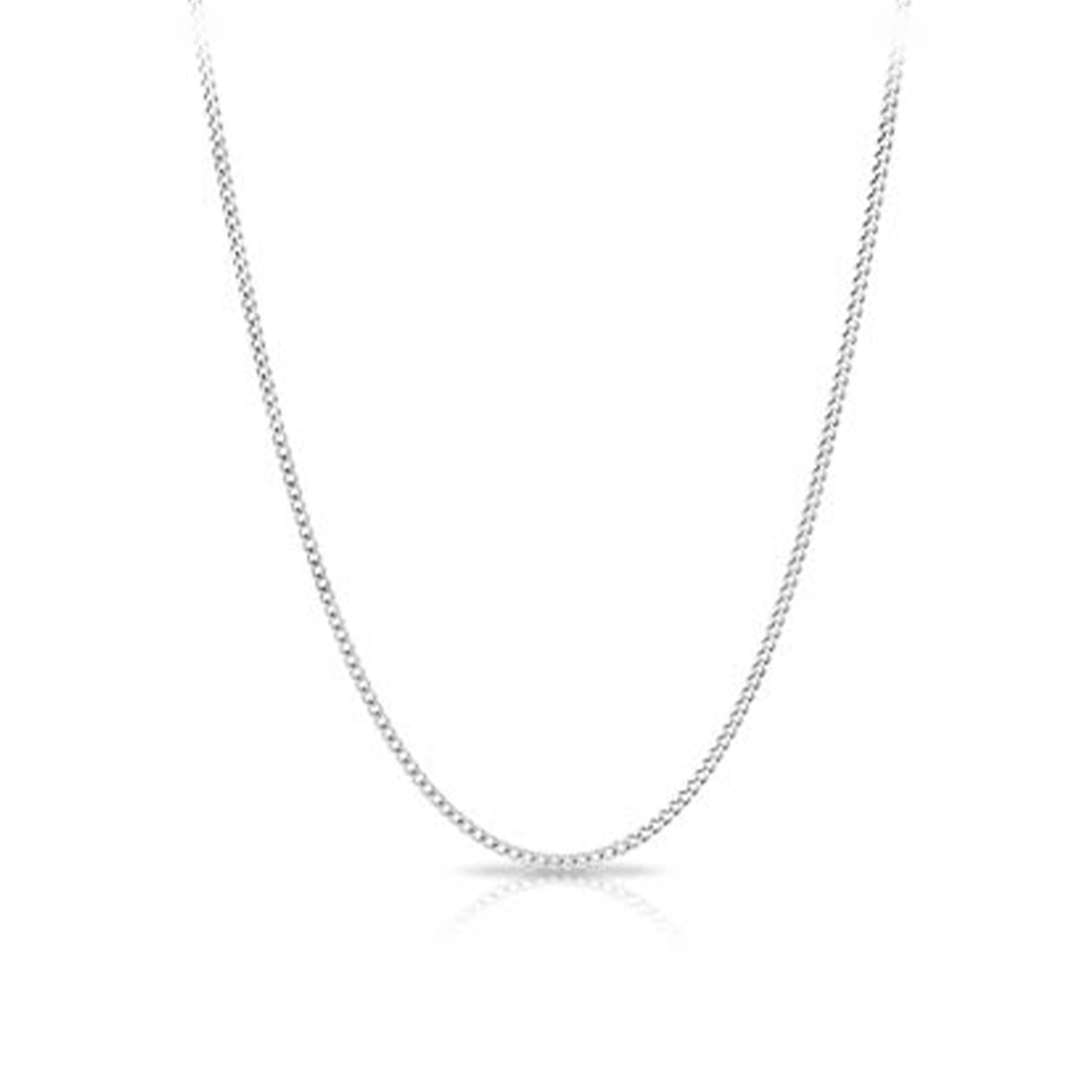 50cm Curb Link Chain in Sterling Silver