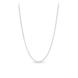 Curb Link Chain in Sterling Silver