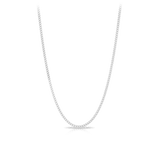 55cm Curb Link Chain in Sterling Silver