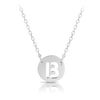 Initial Necklace in Sterling Silver