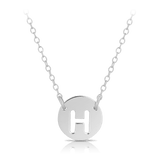 Initial Necklace in Sterling Silver