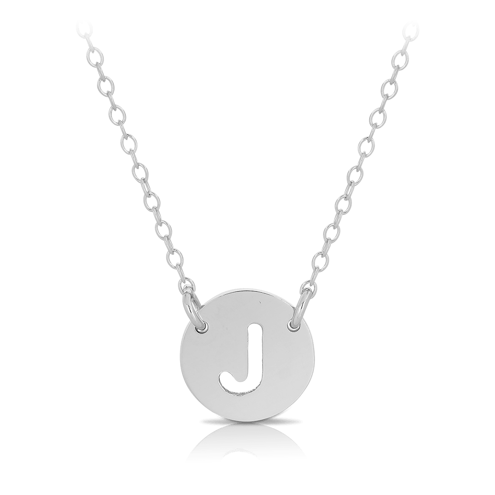Initial Pendant in Sterling Silver