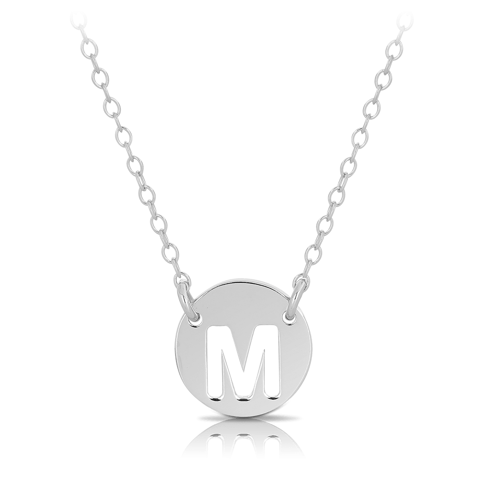 Initial Pendant in Sterling Silver