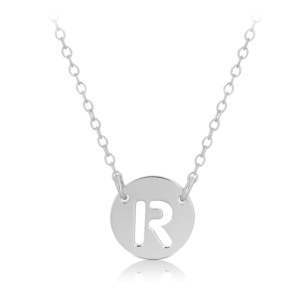 Initial Pendant in Sterling Silver