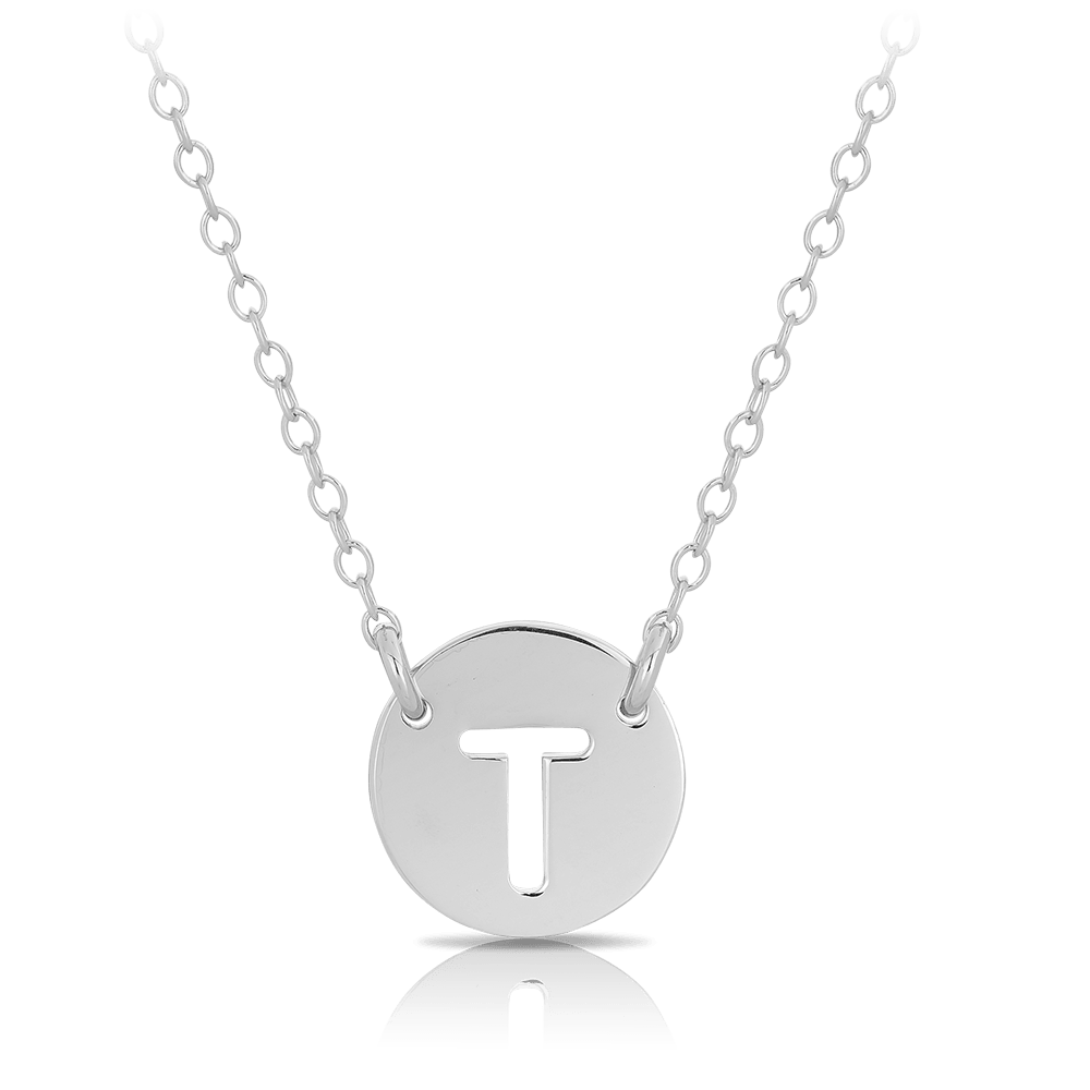 Initial Pendant in Sterling Silver