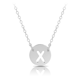 Initial Necklace in Sterling Silver