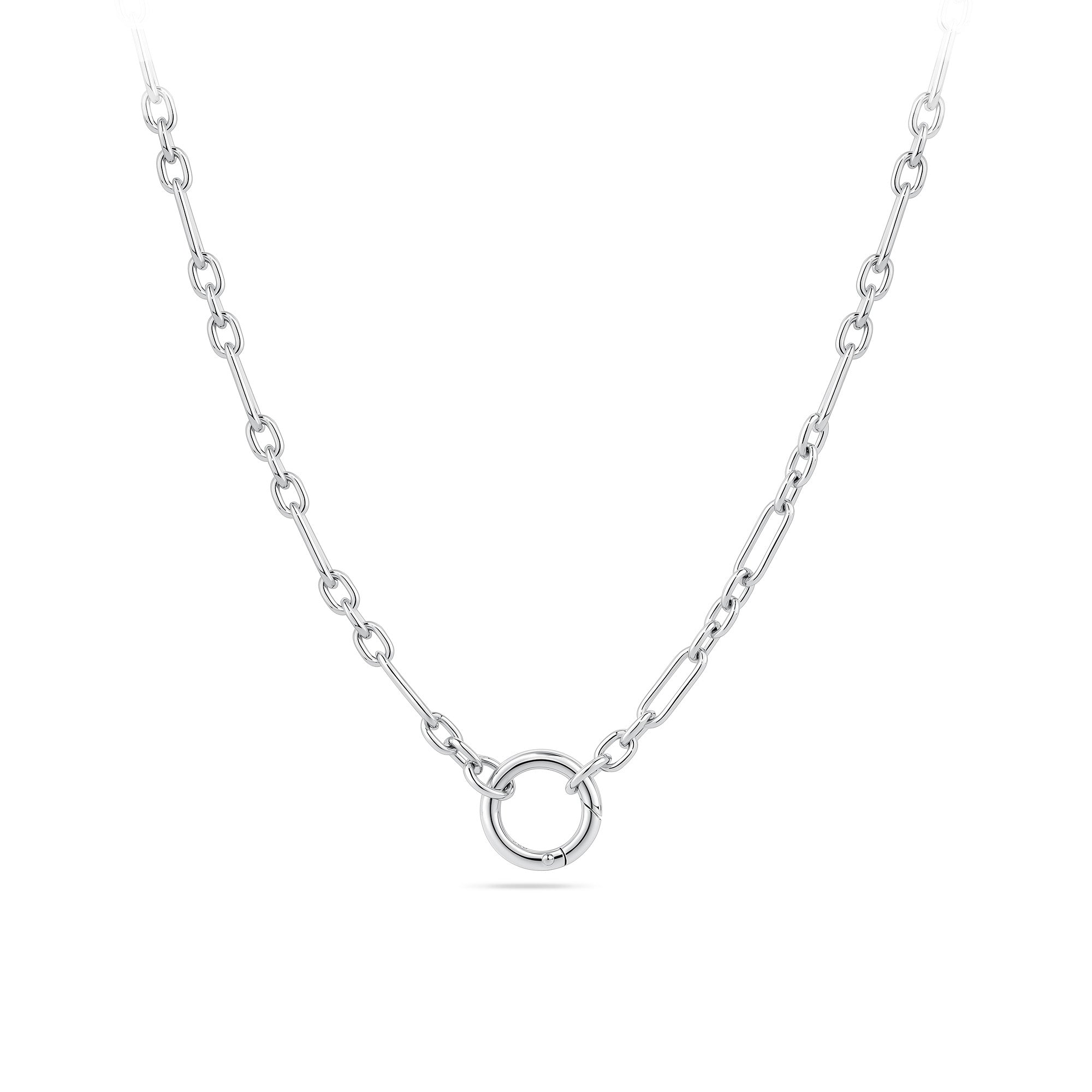 Trombone Link Chain in Sterling Silver – Wallace Bishop
