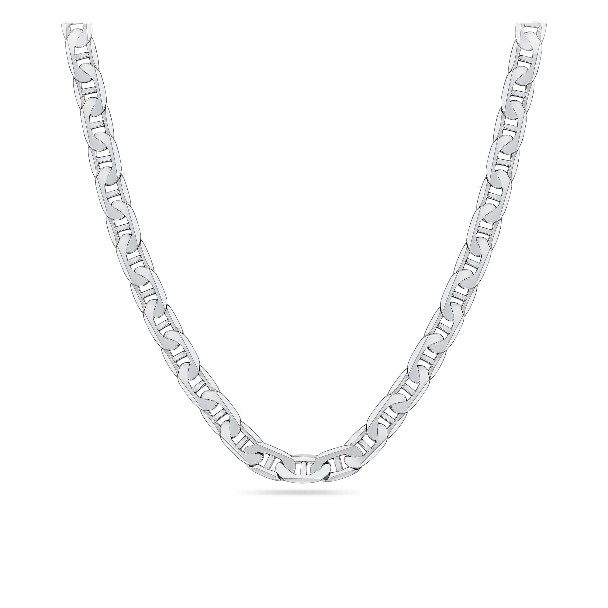 60cm Flat Anchor Chain in Sterling Silver