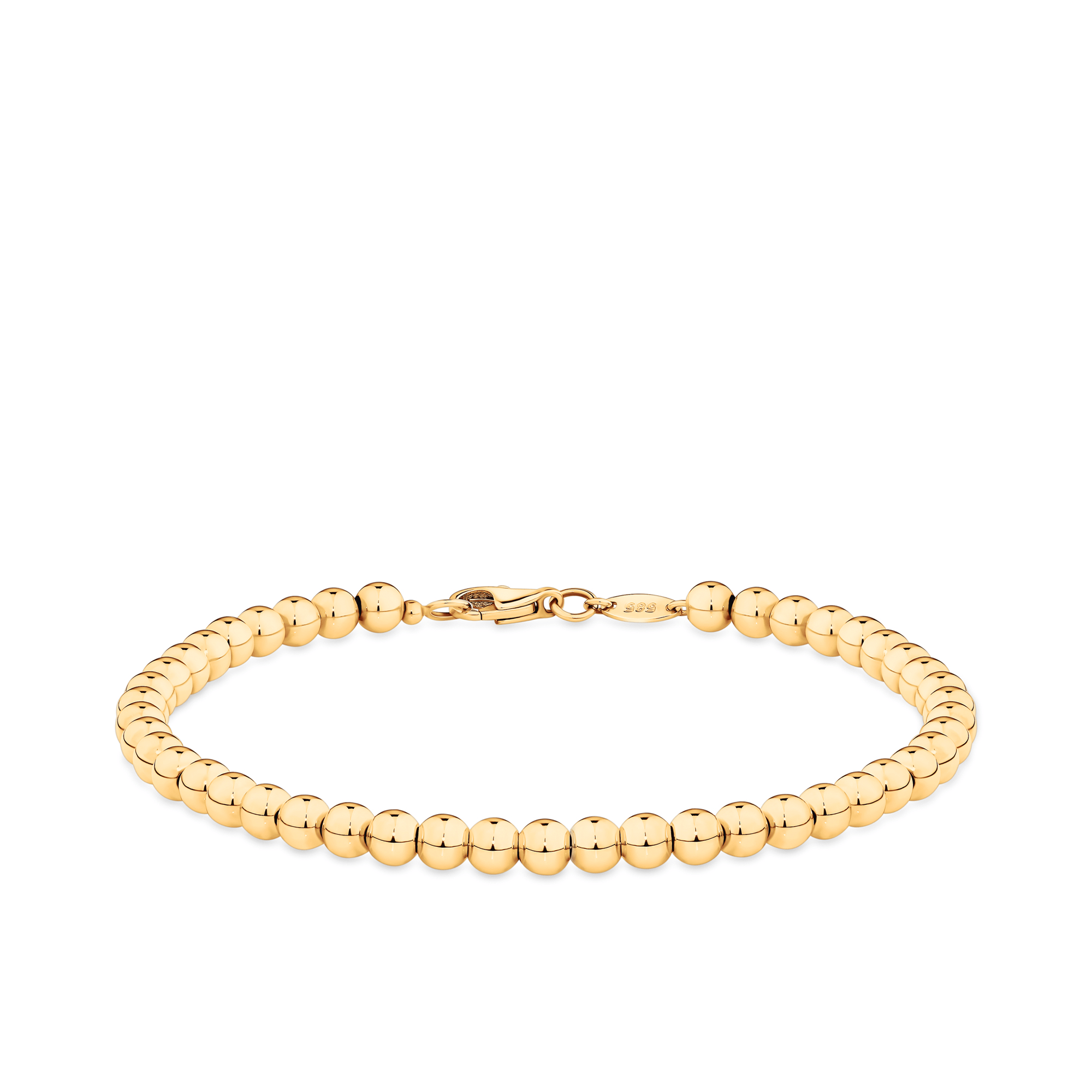 Ball Bracelet in 9ct Yellow Gold