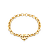 Solid Bracelet in 9ct Yellow Gold