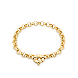 Solid Bracelet in 9ct Yellow Gold