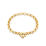 Solid Bracelet in 9ct Yellow Gold