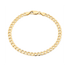 Solid Curb Link Bracelet in 9ct Yellow Gold