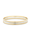 3 Set Bangle in 9ct Yellow and White Gold