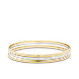 3 Set Bangle in 9ct Yellow and White Gold