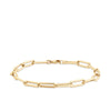 Paperclip Bracelet in 9ct Yellow Gold