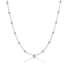 45cm Bead Necklace in Sterling Silver