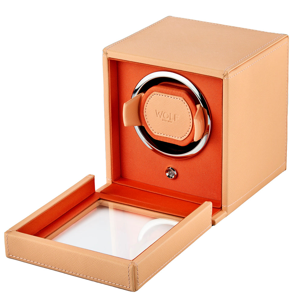 WOLF Orange single watch winder