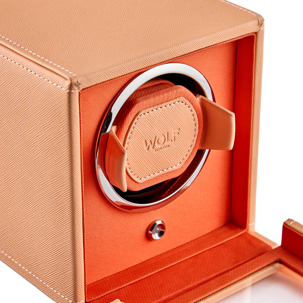 WOLF Orange single watch winder