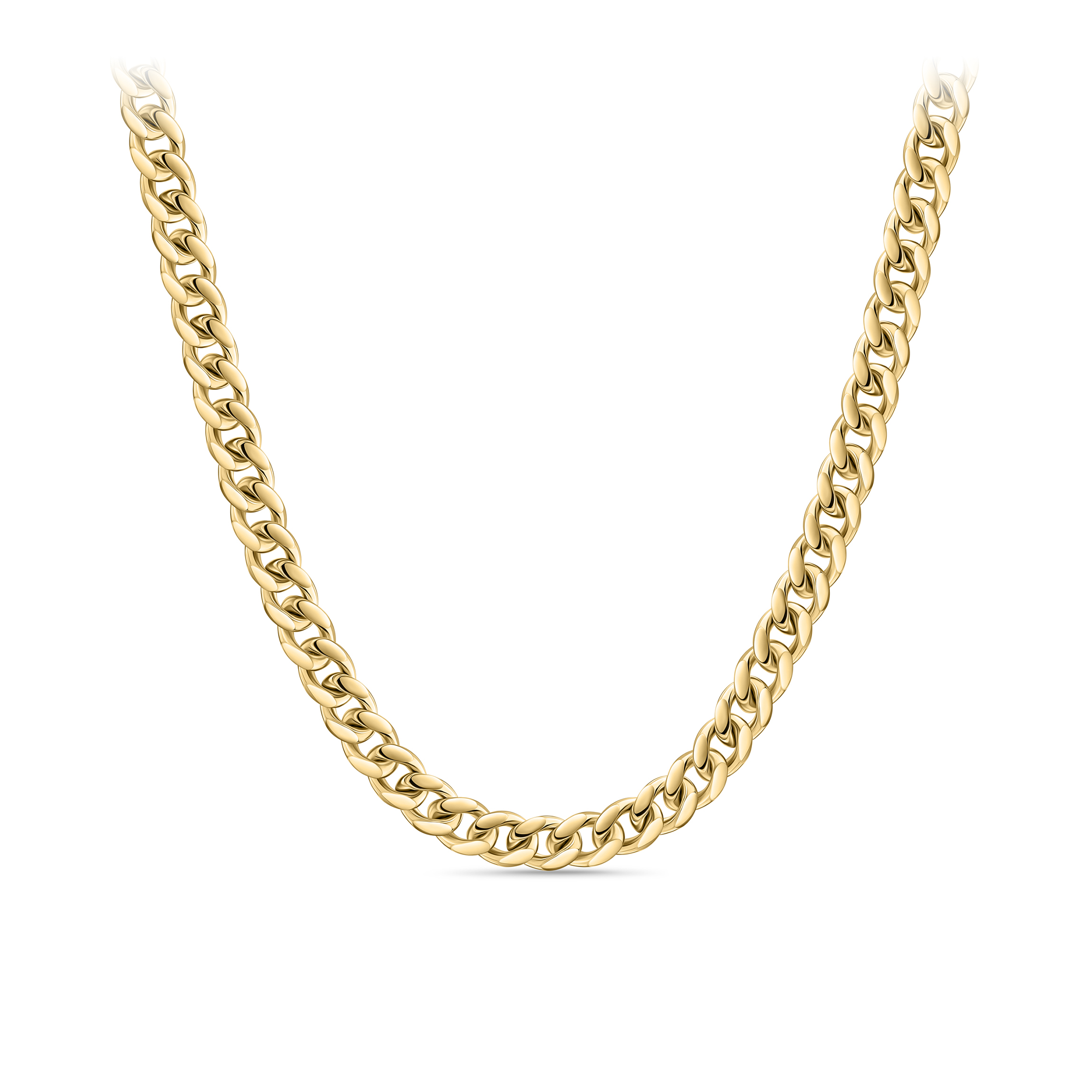 Curb Link Chain in 9ct Yellow Gold