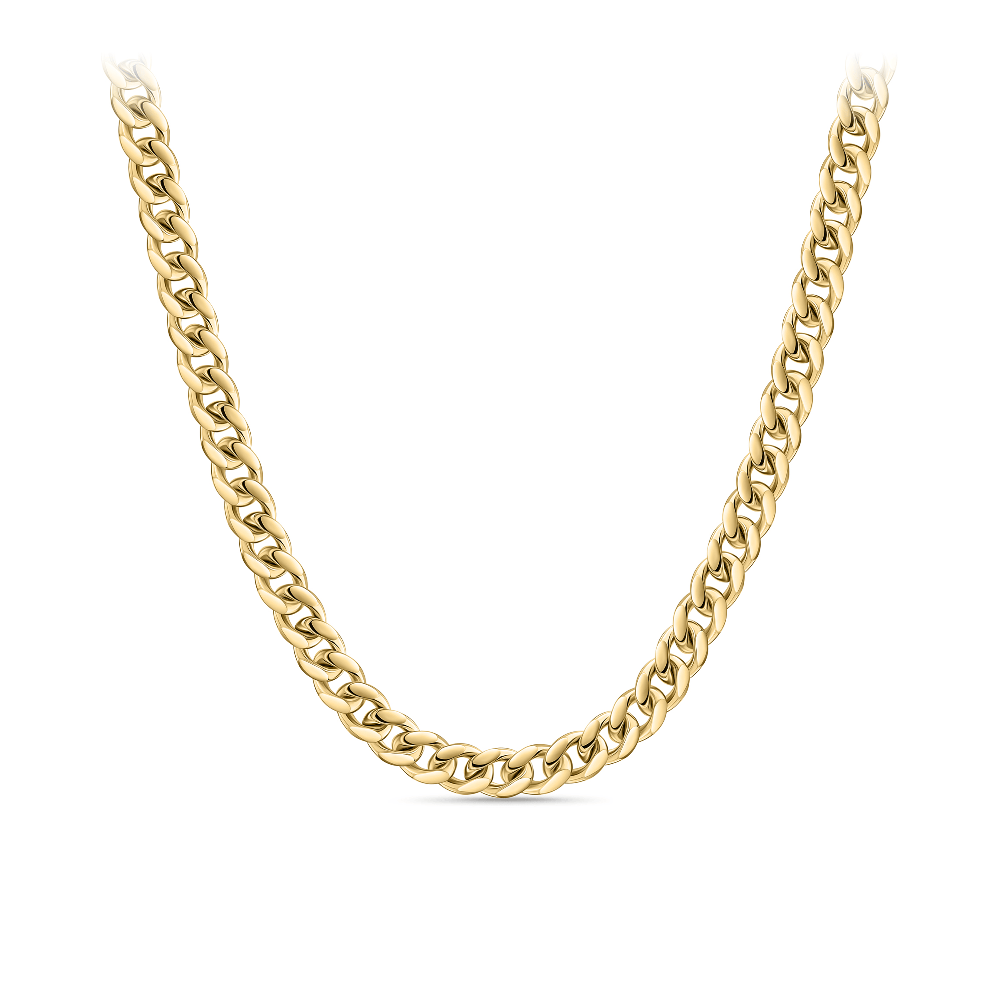 50cm Curb Link Chain in 9ct Yellow Gold