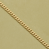 50cm Curb Link Chain in 9ct Yellow Gold