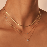 50cm Serpentine Chain in 9ct Yellow Gold
