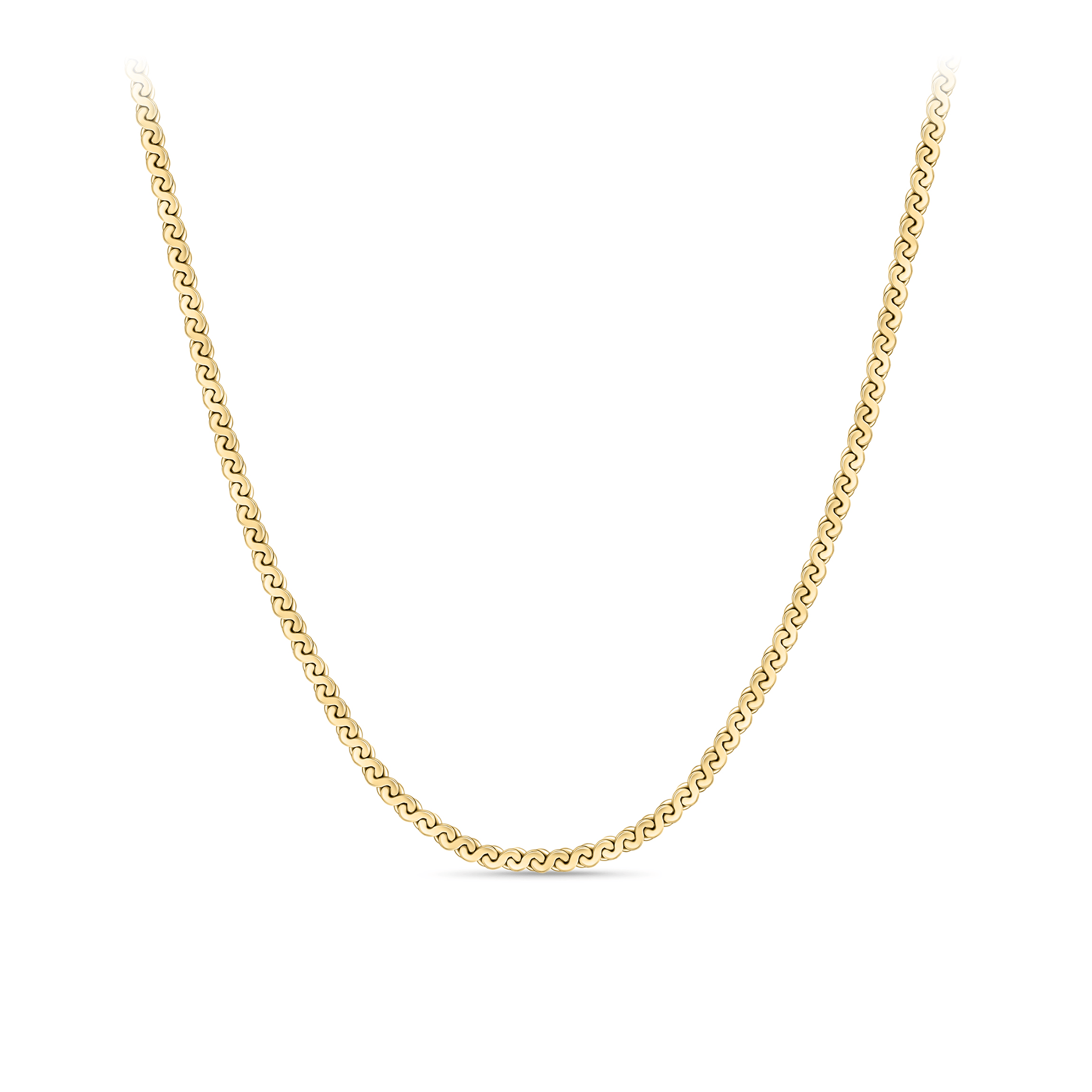 50cm Serpentine Chain in 9ct Yellow Gold