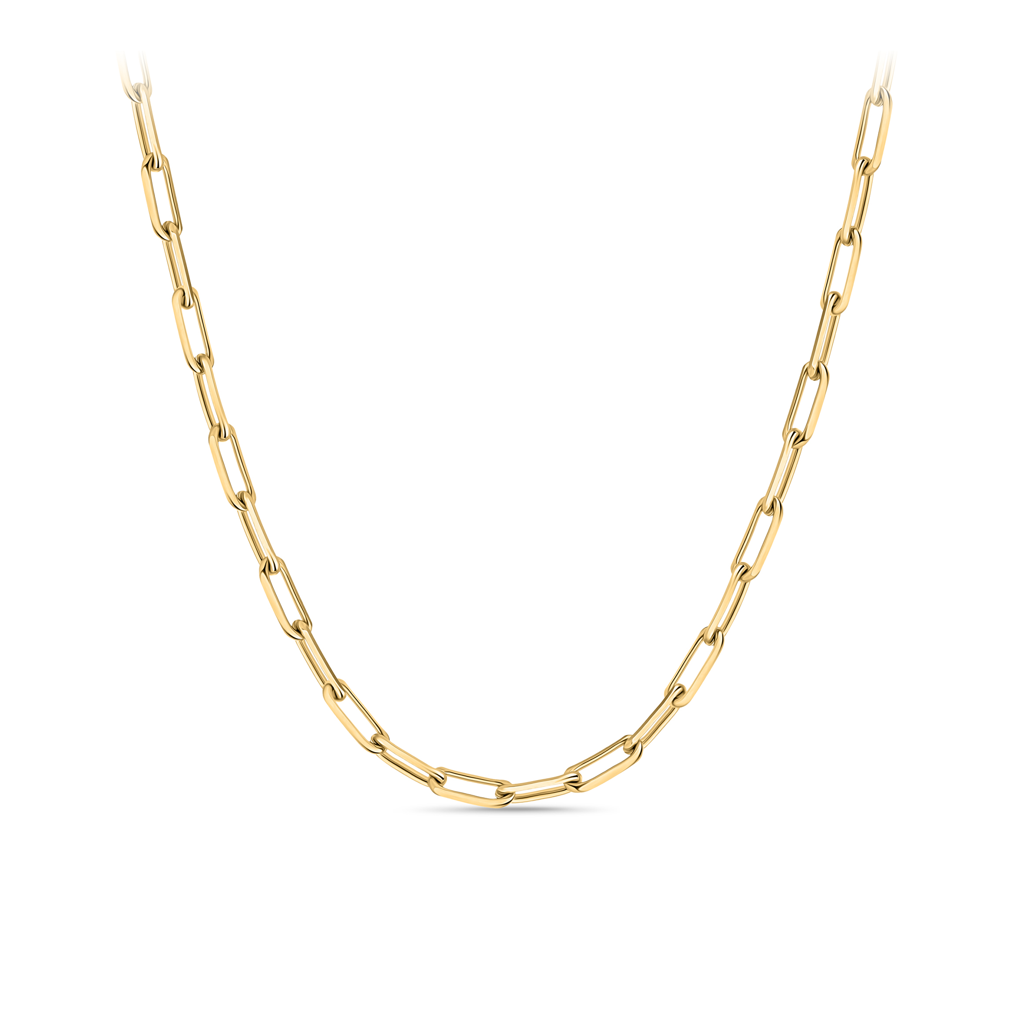 Paperclip Chain in 9ct Yellow Gold