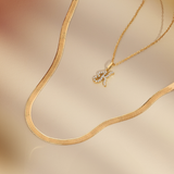 Herringbone Chain in 9ct Yellow Gold