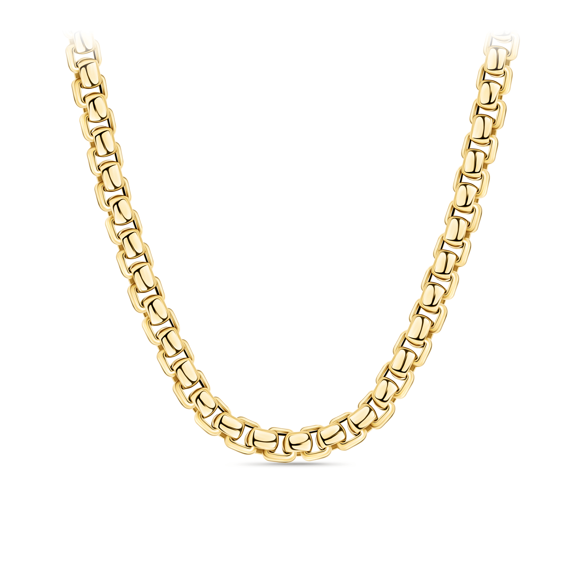 60cm Semi-Solid Box Chain in 9ct Yellow Gold