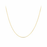 45cm Solid Diamond Cut Cable Chain in 9ct Yellow Gold