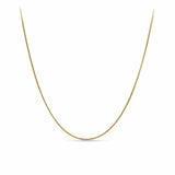 50cm Solid Snake Link Chain in 9ct Yellow Gold