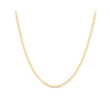 50cm Long Curb Link Chain in 9ct Yellow Gold