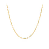 50cm Long Curb Link Chain in 9ct Yellow Gold