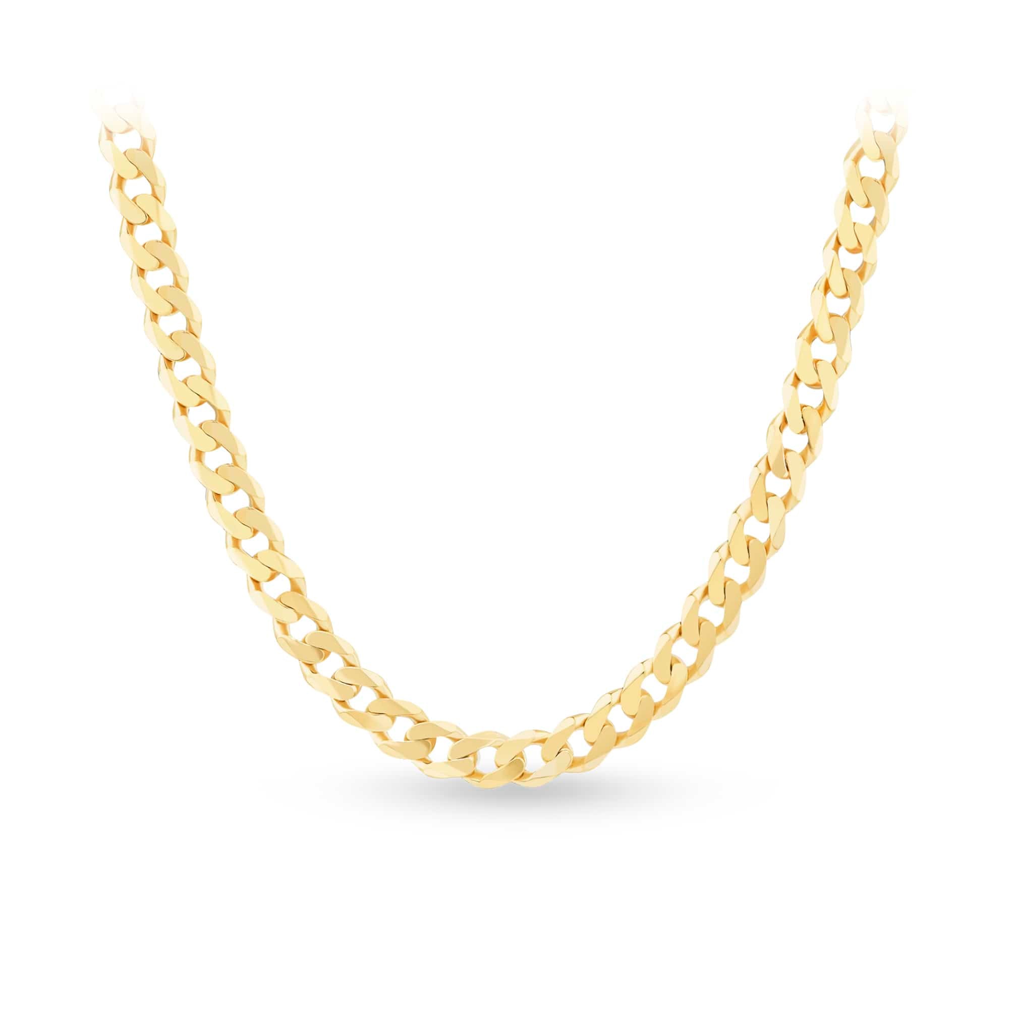 55cm Curb Link Chain in 9ct Yellow Gold