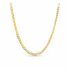 45cm Solid Curb Link Chain in 9ct Yellow Gold