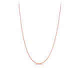 Diamond Cut Curb Link 45cm Chain in 9ct Rose Gold