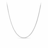 50cm Solid Curb Link Chain in 9ct White Gold