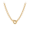 Solid Belcher Link Necklace in 9ct Yellow Gold