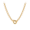 Solid Belcher Link Necklace in 9ct Yellow Gold
