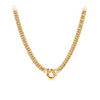 Solid Double Curb Necklace in 9ct Yellow Gold