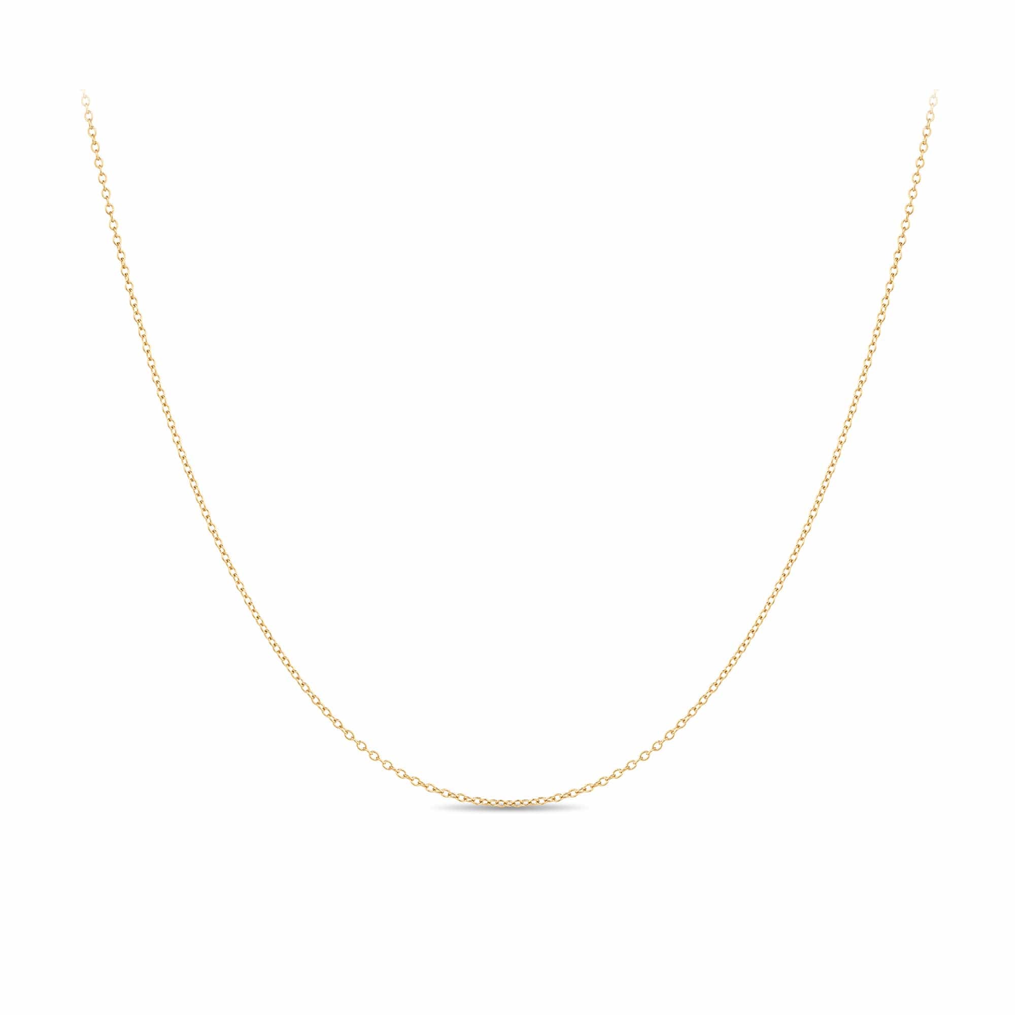 45cm Cable Link Chain in 9ct Yellow Gold