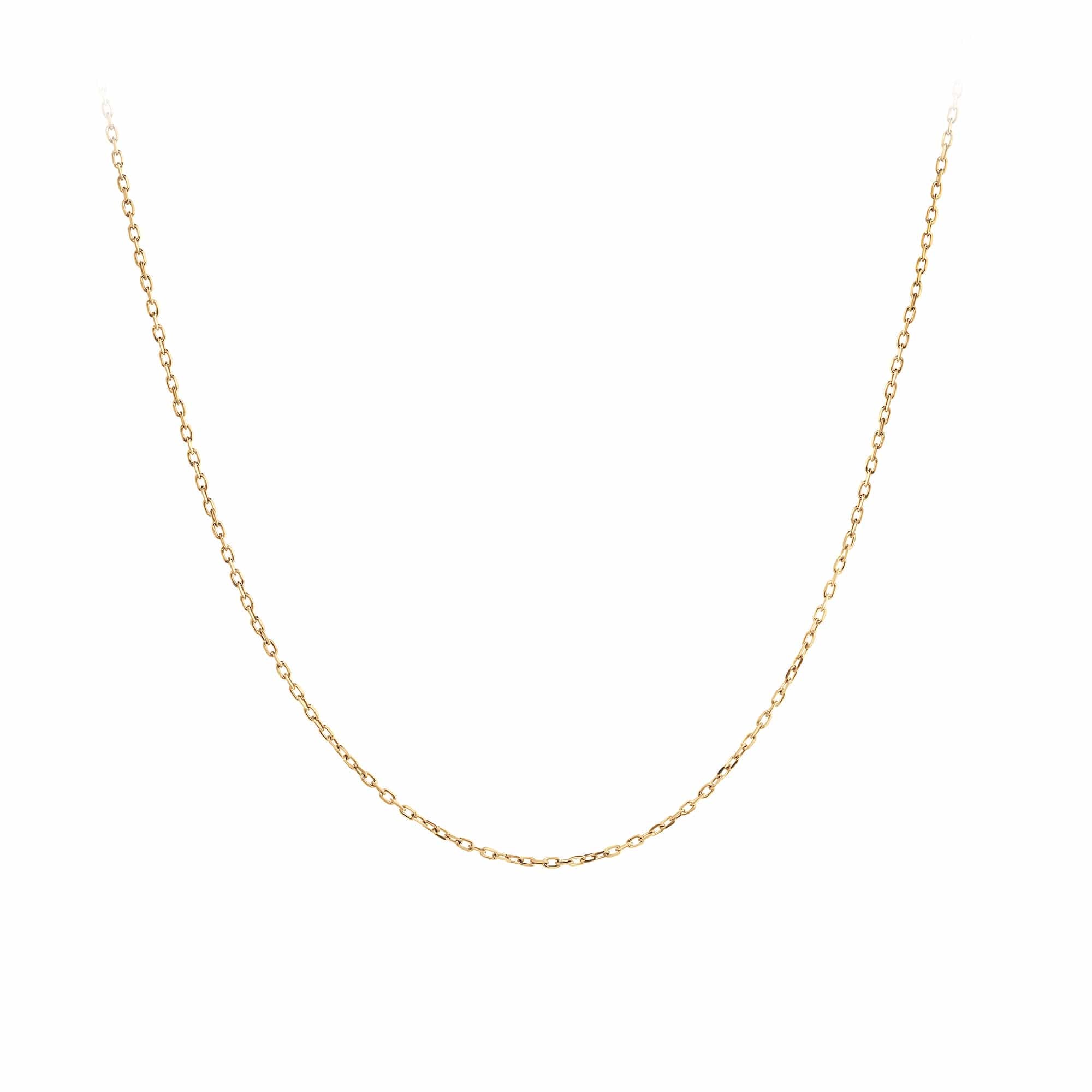 45cm Cable Link Chain in 9ct Yellow Gold