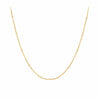 50cm Bead Cable Chain in 9ct Yellow Gold